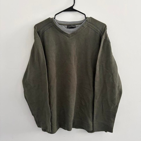 Other - Y2k Method olive green crewneck sweatshirt Size L